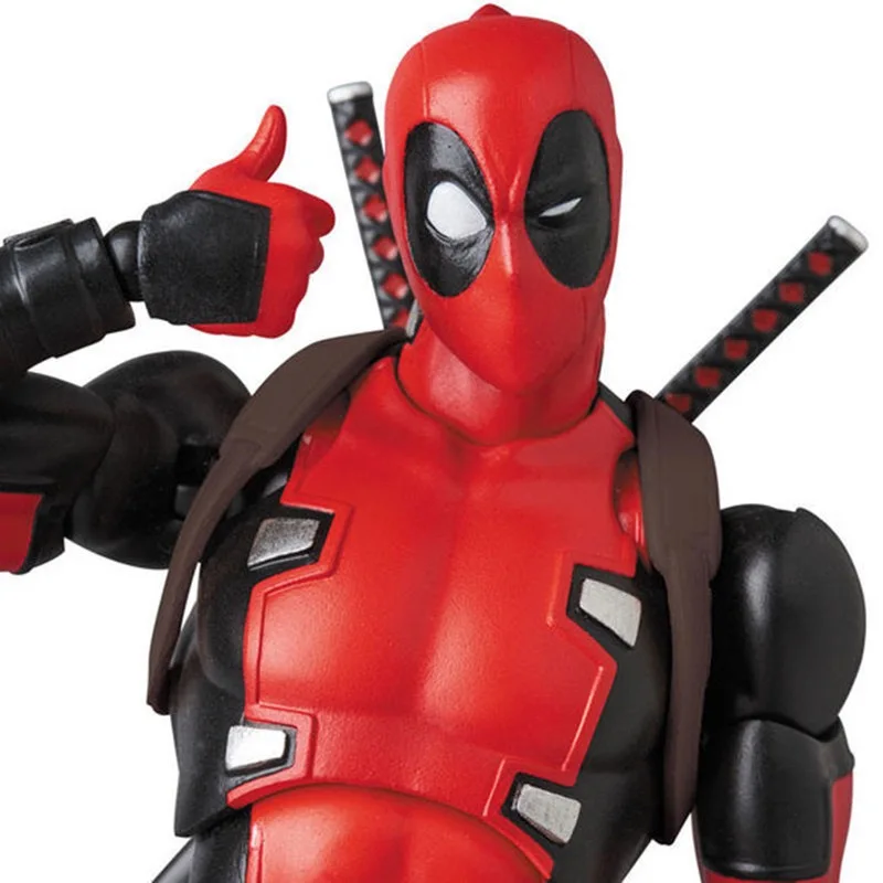 16cm Deadpool Figure Mafex 082 X-Men Action Figure Comic Version Deadpool Statue Collection Dolls Ornament Toy Kids Gifts