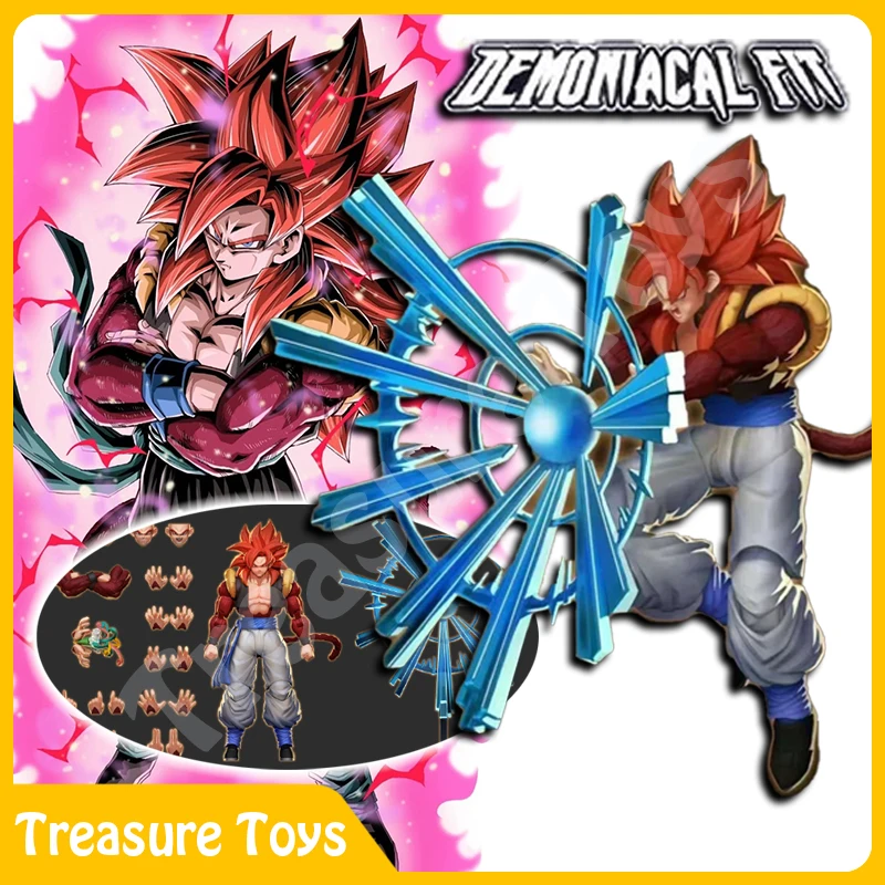 Demoniacal Fit Gogeta Figure Dragon Ball GT Super Saiyan 4 Gogeta 3.0 Anime Action Figures Figurine Model Toys Gifts
