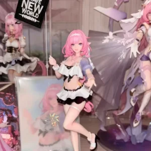 Hot! 23cm Elysia PVC Figure - Honkai Impact 3rd Beach Swimsuit Ver. Anime Desktop Model Ornament Gift