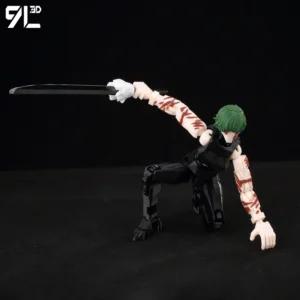 9L3D Jujutsu Kaisen Multi-joint Zen'in Maki Articulated Dummy13 Lucky13 T13 Ryomen Sukuna Prize Figure Articulated Static Figure