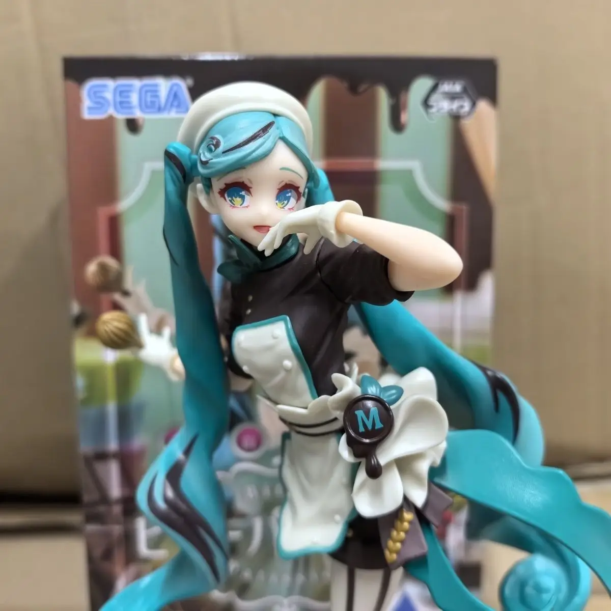 Original Hatsune Miku Figure Hatsune Miku Chocolate Pastry Chef Figure Collection Luminasta Series Ko Model Toy Gift - Image 3