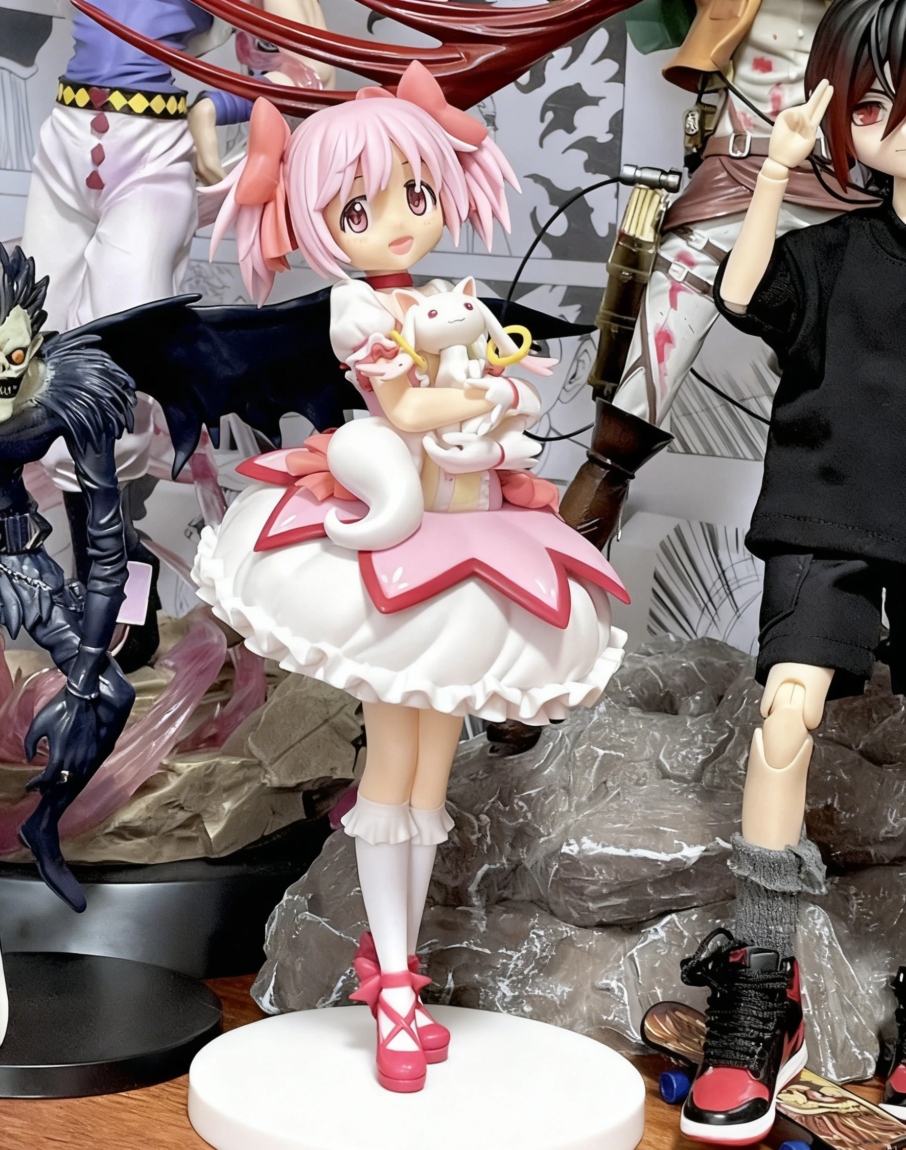 Puella Magi Madoka Magica Aniem Figure Kaname Madoka Action Figure Magic Girl Model Decor Statue Dolls Toys Christmas Gift