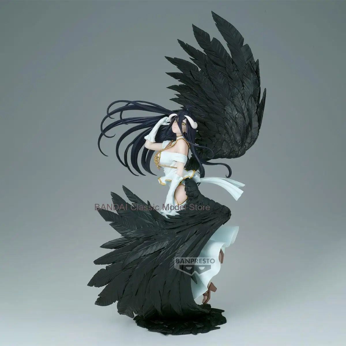 Original Genuine Model Banpresto Overlord 32cm Albedo Figure Anime PVC Toys Kids Birthday Gifts Figurine Collection for Children
