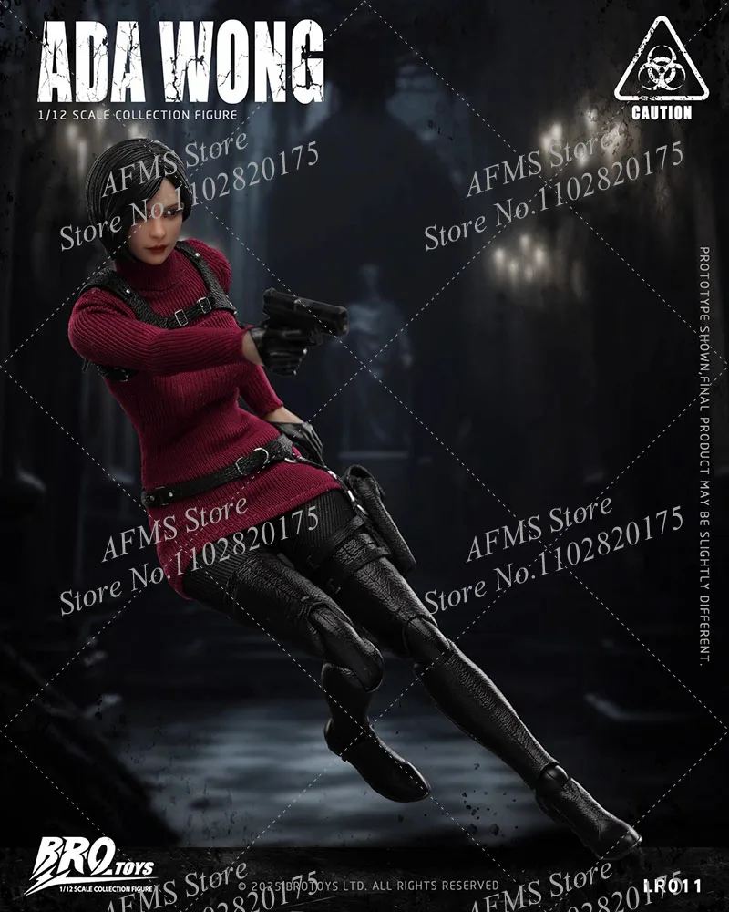 BROTOYS LR011 1/12 Scale Collectible Figure Female Spy Agent Ada Wong Full Set 6Inch Women Soldier Action Figure Dolls Toys - Image 6
