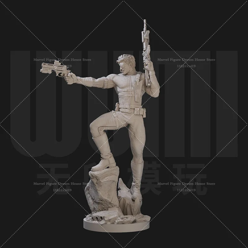 1/24 1/18 Scale Male Hero Falcon Captain America Nick Fury Elektra Daredevil DIY Self-assembled GK 3D Resin Un-panited Dolls - Image 3