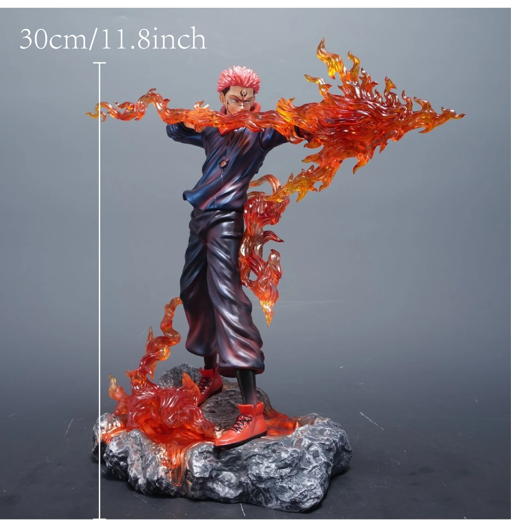30cm 11.8 inch Anime Itadori Yuji Action Figures Pvc Statue Desktop Ornamen Collection Statue Model Decoration Room Desk Toys
