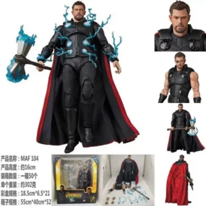 New In Stock Marvel Avengers 3 Maf 104 Infinity War Thor Odinson Action Figure Model  Perfect For Home And Office Decoration
