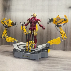 New Original Iron Man Proportion 1/10 Tony Stark Model Action Figure Mk4 Armor Removal Platform Set Collectible Toy In Stock