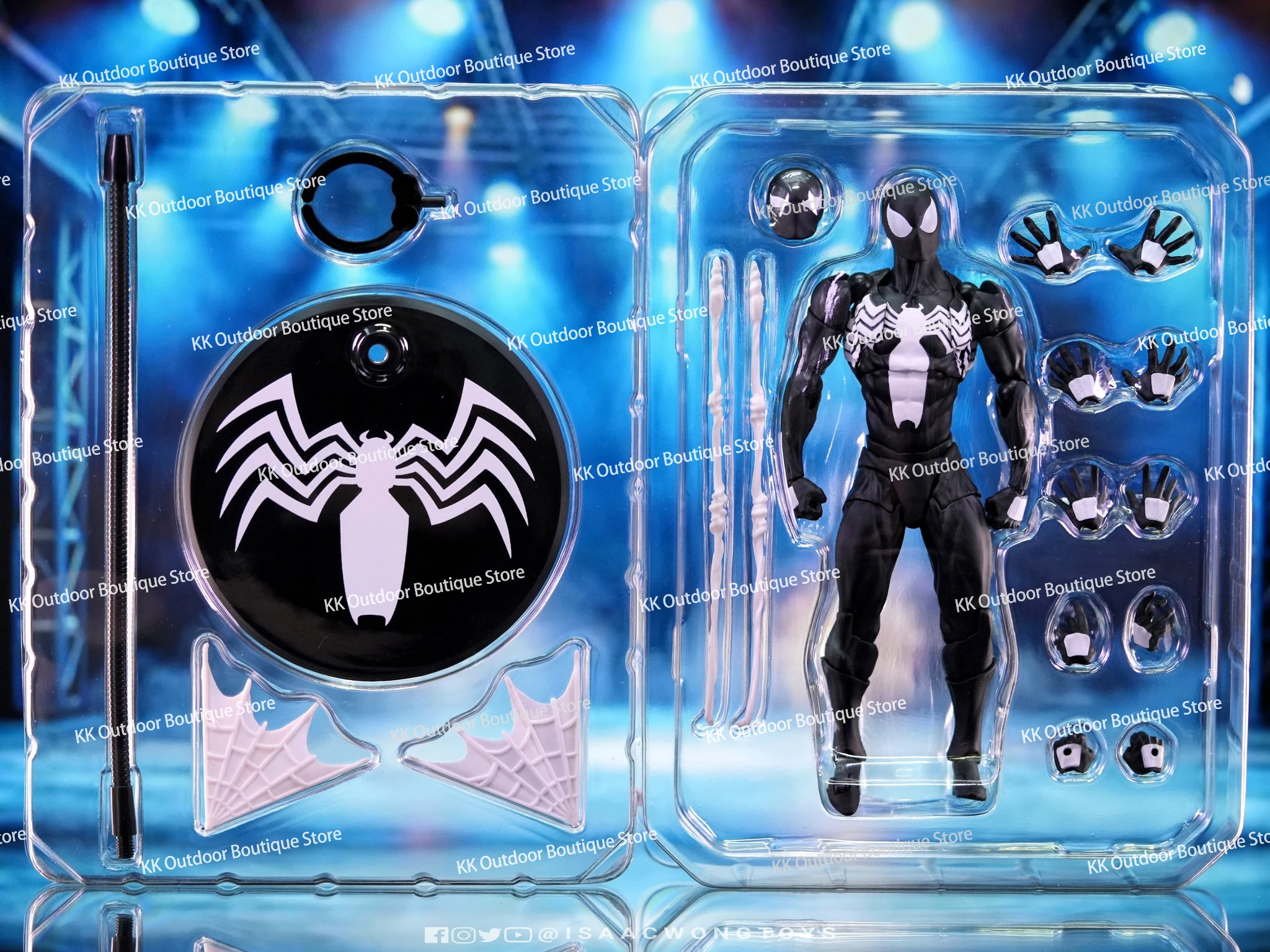 In Stock Mess Toys Spider Man Symbiote Black Suit Neighbor Spiderman Messtoys Scarlet Spider Anime Action Figure Gifts Toys - Image 3