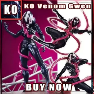 New KO Venom Gwen Marvel Anime Action Figures Figurine Kaiyodo Amazing Yamaguchi Revoltech Statue Model Customized Kid Toy Gifts