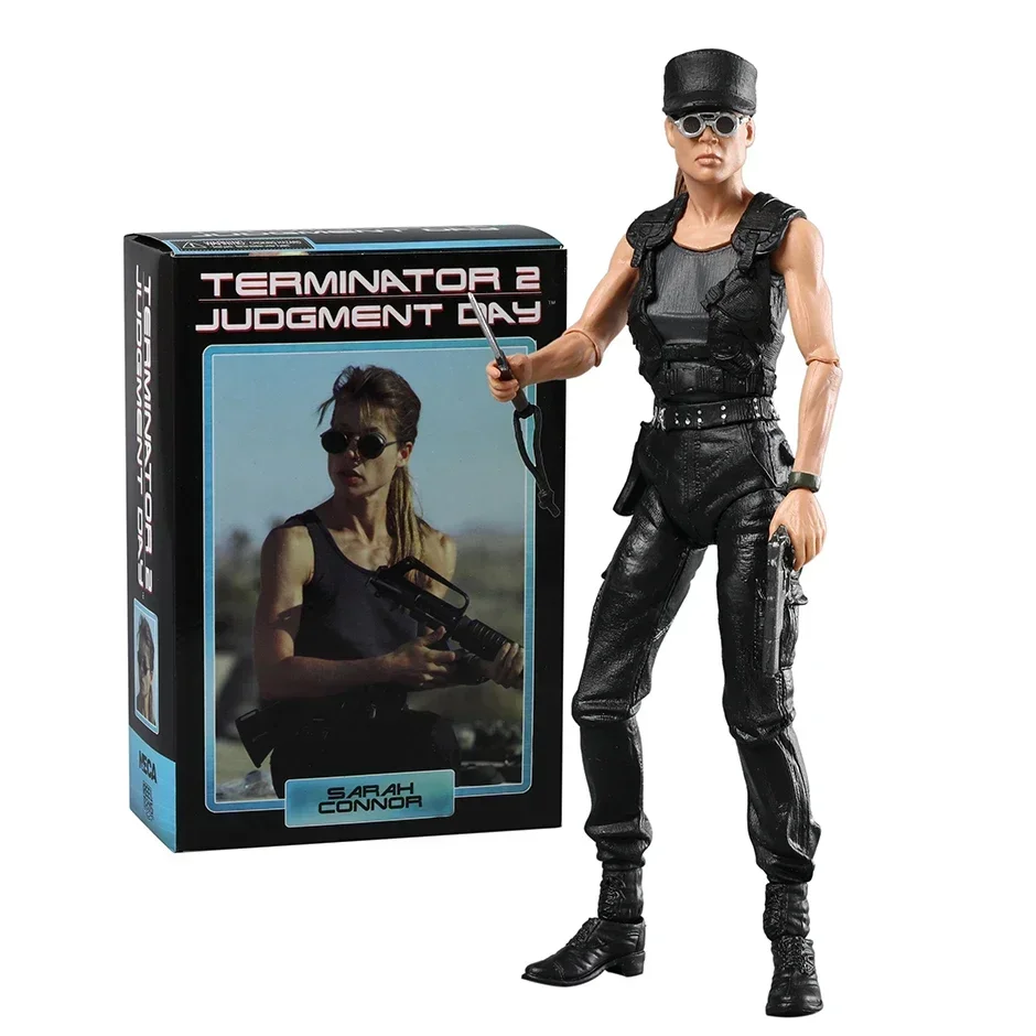 NECA Terminator 2 Sarah Connor Ultimate Action Figure Changeable Accessories PVC Model - Image 7