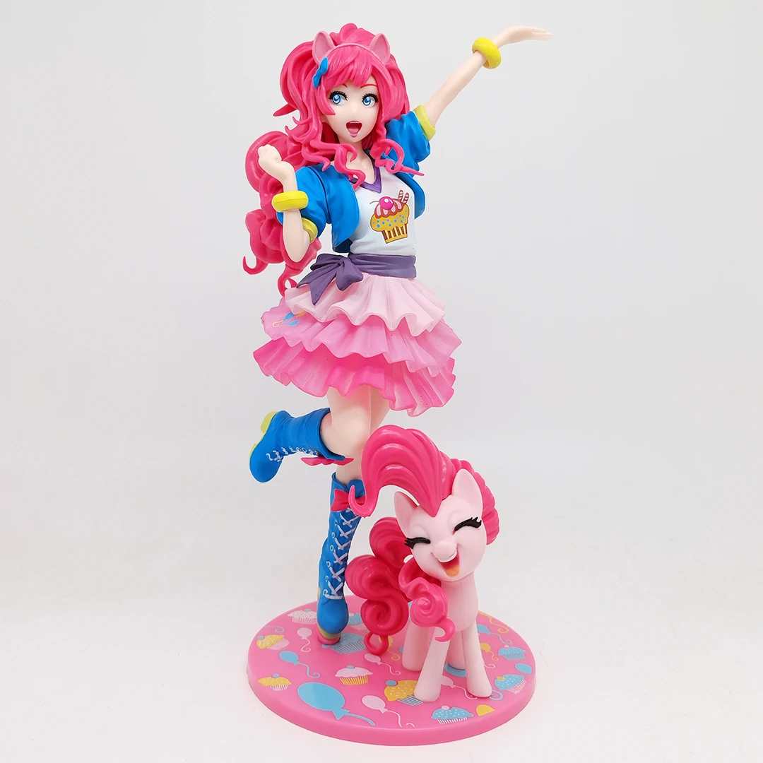 Game My little Pony Bishoujo Statue Pinkie Pie Fluttershy Japanese Anime Girl PVC Action Figure Toy Collection Model Doll Figma - Image 8