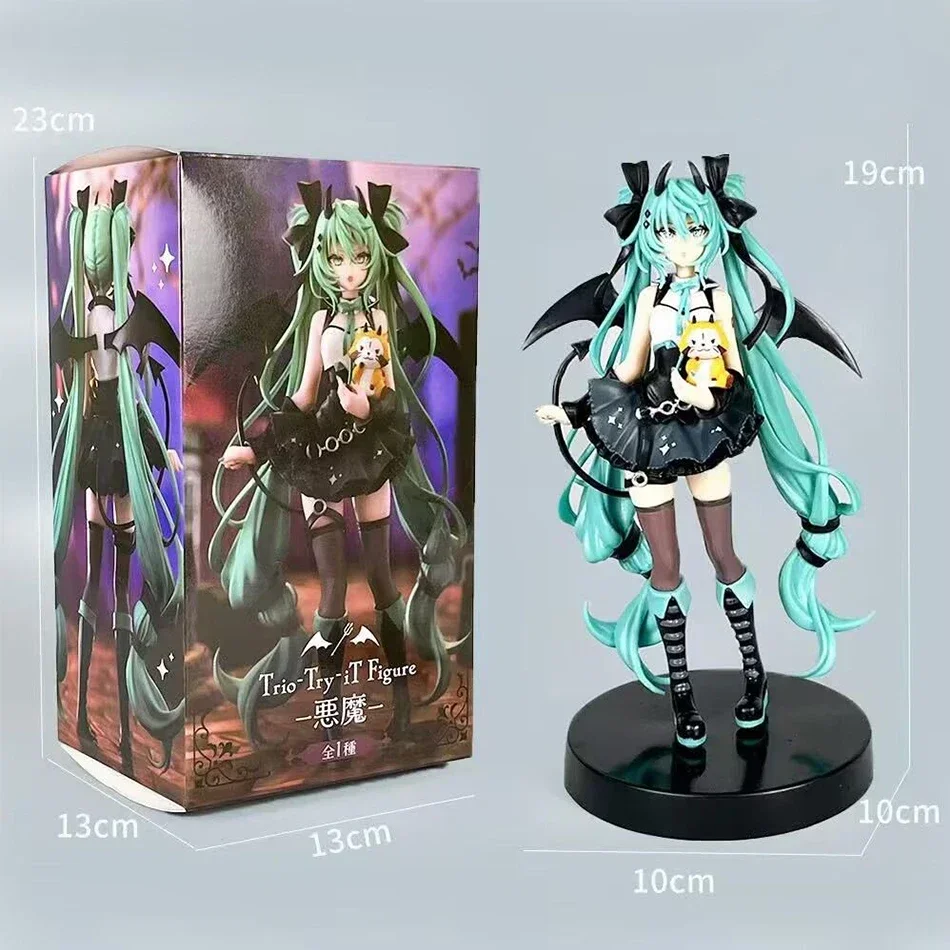 Top Selling Anime Peripheral Ornament Hatsune Miku Little Devil Dark Angel Chuyin Handmade PVC Model In Stock Fast Ship - Image 3