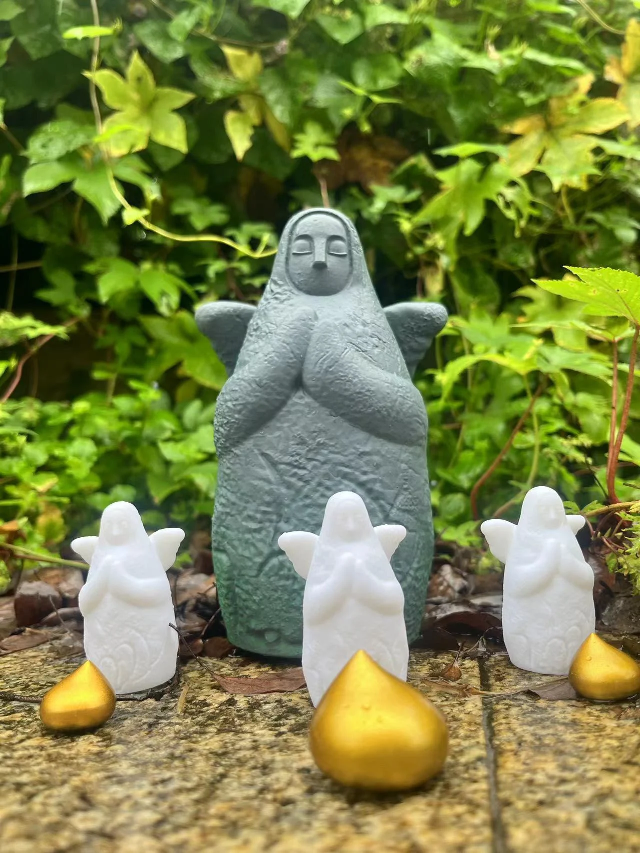 Goddess Statues Zelda Props Hylians Hyrule Statue Anime 3D Night Light Shrine Statue Gifts for Gamers Room Decoration