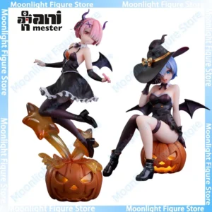 In Stock Animaster X KDcole Ram Rem Magic Night Magician Halloween 1/7 Desktop Cute Doll Anime Figure Toy Gift Model Collection