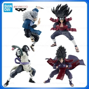 Bandai In Stock Banpresto Vibration Stars Anime Naruto Orochimaru Uchiha Madara Senju Hashirama Tobirama Action Figure Model Toy