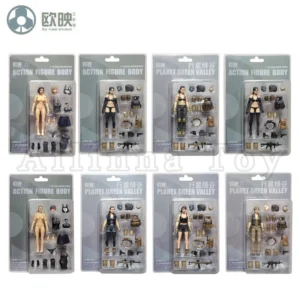 Ou Ying Studio 1/18 Planet Green Valley PGV 3.75inch Action Figure EFSA Male Female Robot Figures Anime Model