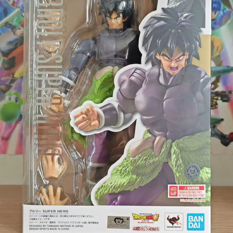 In Stock BANDAI Original Box S.H.Figuarts BROLY FULL POWER BROLY SUPER HERO NYCC SDCC SHF Action Figure Model ToyGift for Kid - Image 8