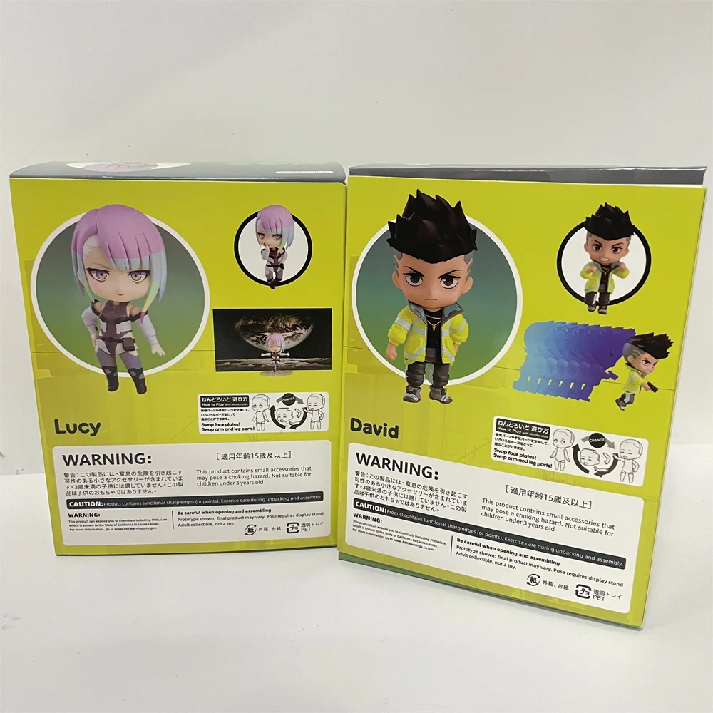 Cyberpunk：Edgerunners Lucyna Kushinada 2109 Anime Action Figures David Martinez 2125 Cute Toys for Children PVC Collector Doll