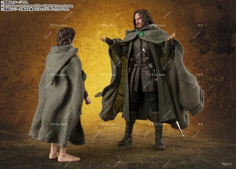 In Stock Bandai S.H.Figuarts Aragorn (Lord of The Rings) Frodo Baggins & Gollum (Lord of The Rings) Premium Gift Model - Image 6