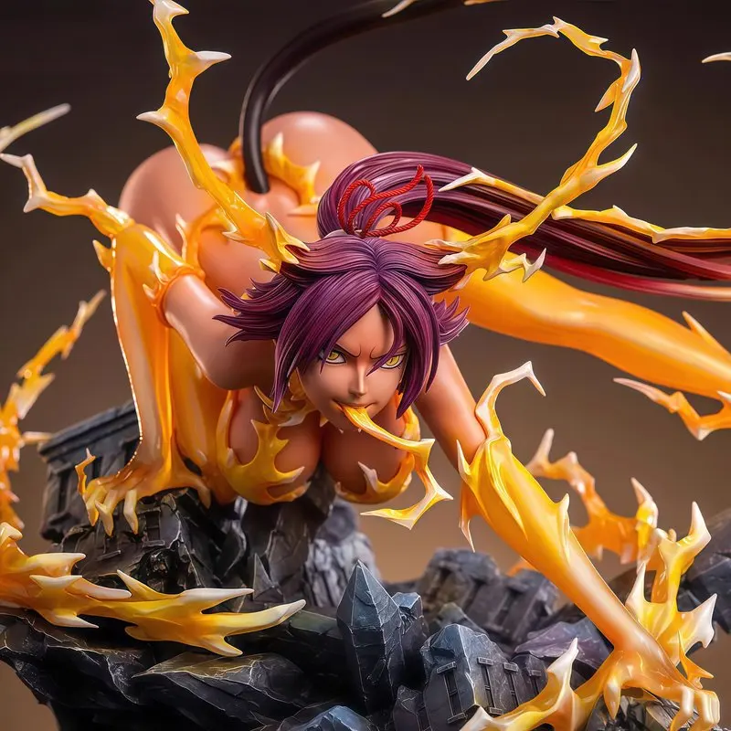 Yoruichi Shihouin Japanese Limited Edition Anime GK Figure Pretty Girl Collectible Statue Desk Decor Model Gift For Anime Lovers