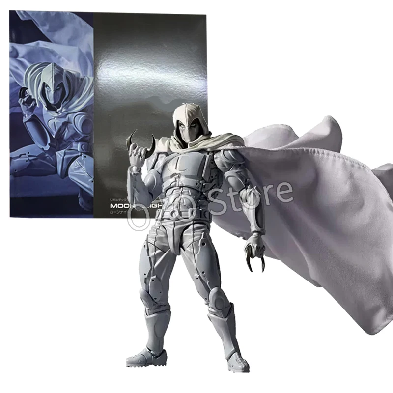 Moon Knight Figure Revoltech AMAZING YAMAGUCHI Avengers Marc Spector Winter Soldier Action Figurine PVC Movable Model Toys Gifts - Image 7