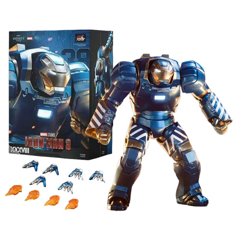 ZD Toys Marvel Avengers Iron Man MK38 Igor MK37 Hammerhead MK12 Kingarts MK40 Shotgun Action Figure Collections Gift - Image 12