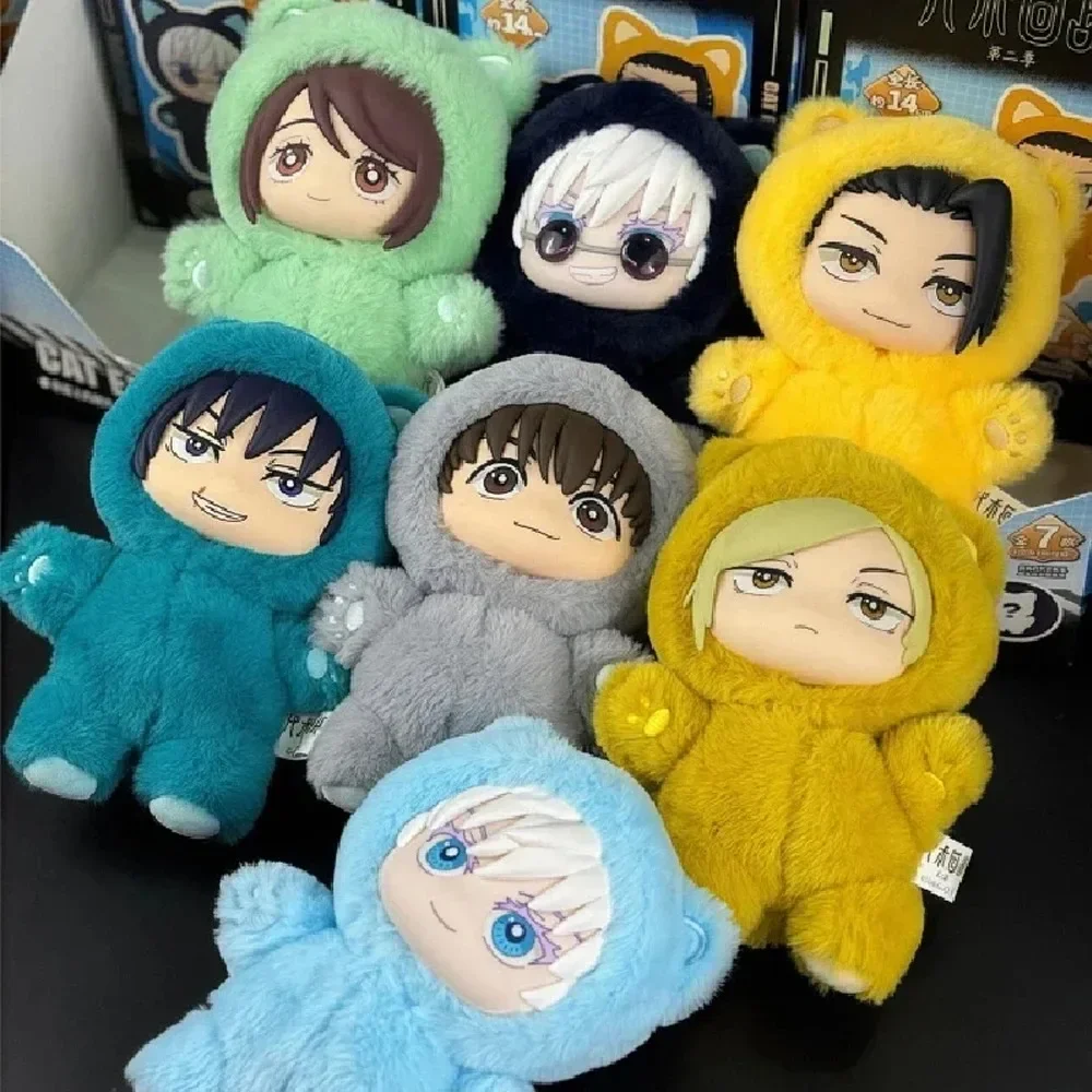 HOT Kawaii Jujutsu Kaisen 2 Cat Ear Plushie Series Blind Box Mystery Box Anime Toy-Room Decoration-Collect-Festvial Gift.. - Image 6