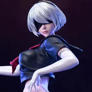 Genuine Anime 2b Figure Standing Pose Action Figure Kawaii Girl Sailor Suit Model  Desktop Ornaments Collection Gifts In Stock