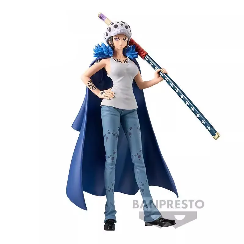 Bandai Original Banpresto Anime One Piece  DXF EXTRA Trafalgar Law CHANGE PVC Action Figure Collectible Model Toys