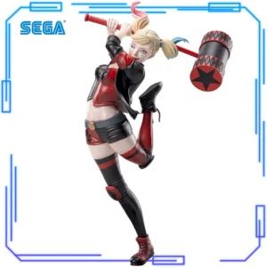 In Stock SEGA Original Genuine DC Detective Comics ACT/CUT Premium Figure Harley Quin 18cm Collections Model Toy Figures Gift