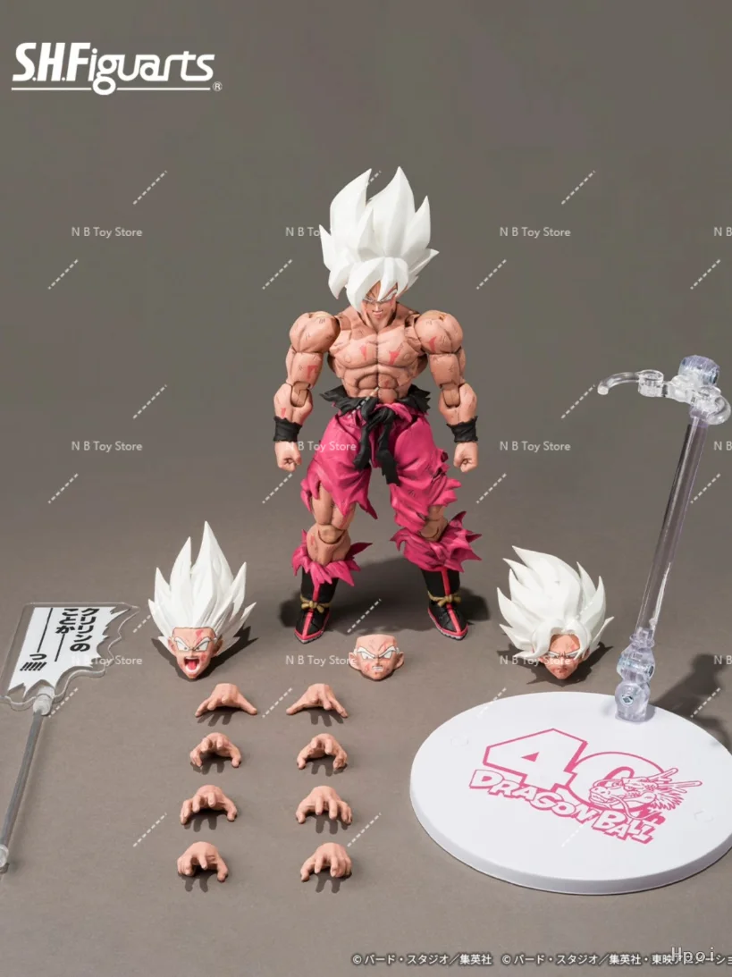 IN STOCK Bandai SHF Son Goku Legend Super Saiyan Genki Tian Festival Dragon Ball Genki Festival Model Toy Figure - Image 4