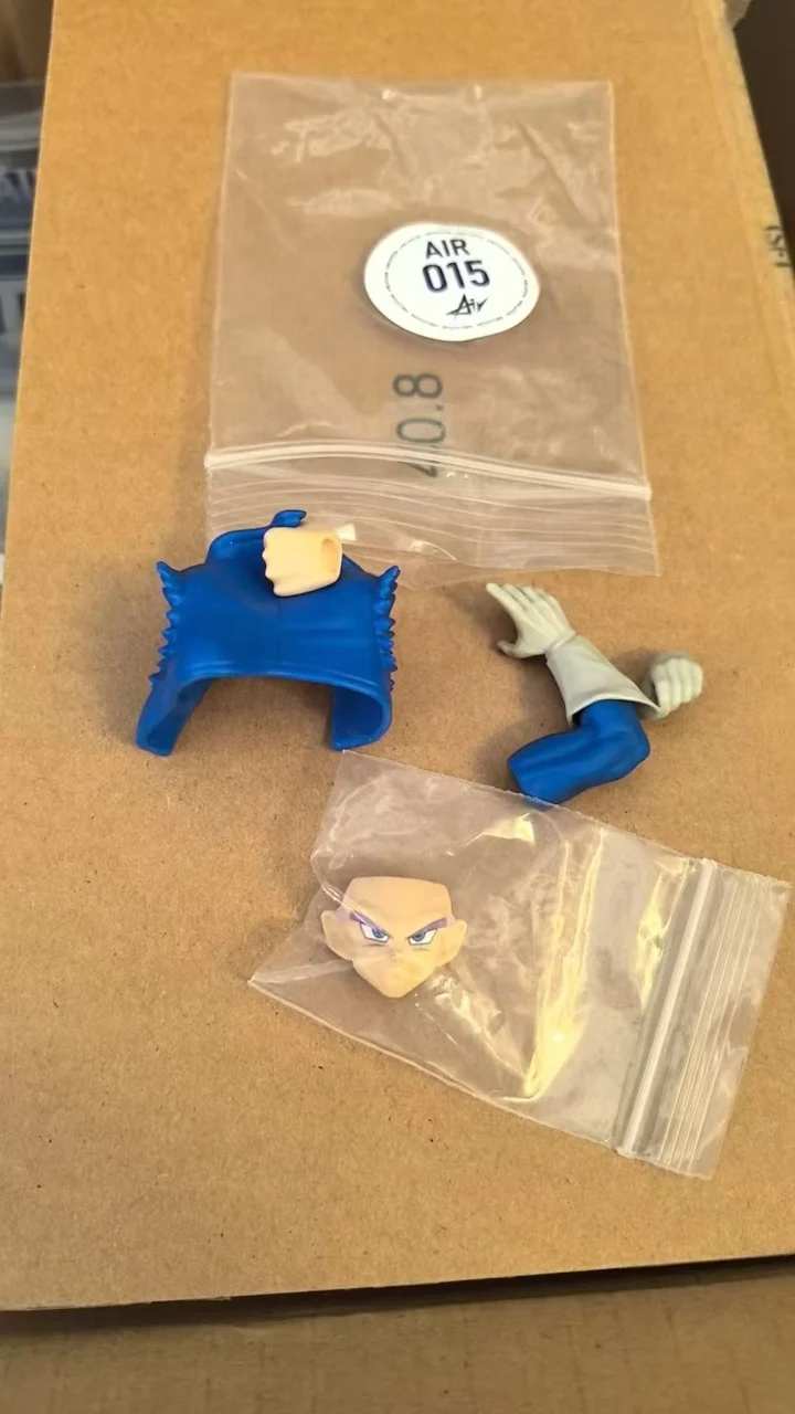 HOT- IN Stock Original Air SHF Dragon Ball Trunks Head Accessories Air013 Air014 Air015 Anime Collection Figures Model Toy Gifts - Image 4