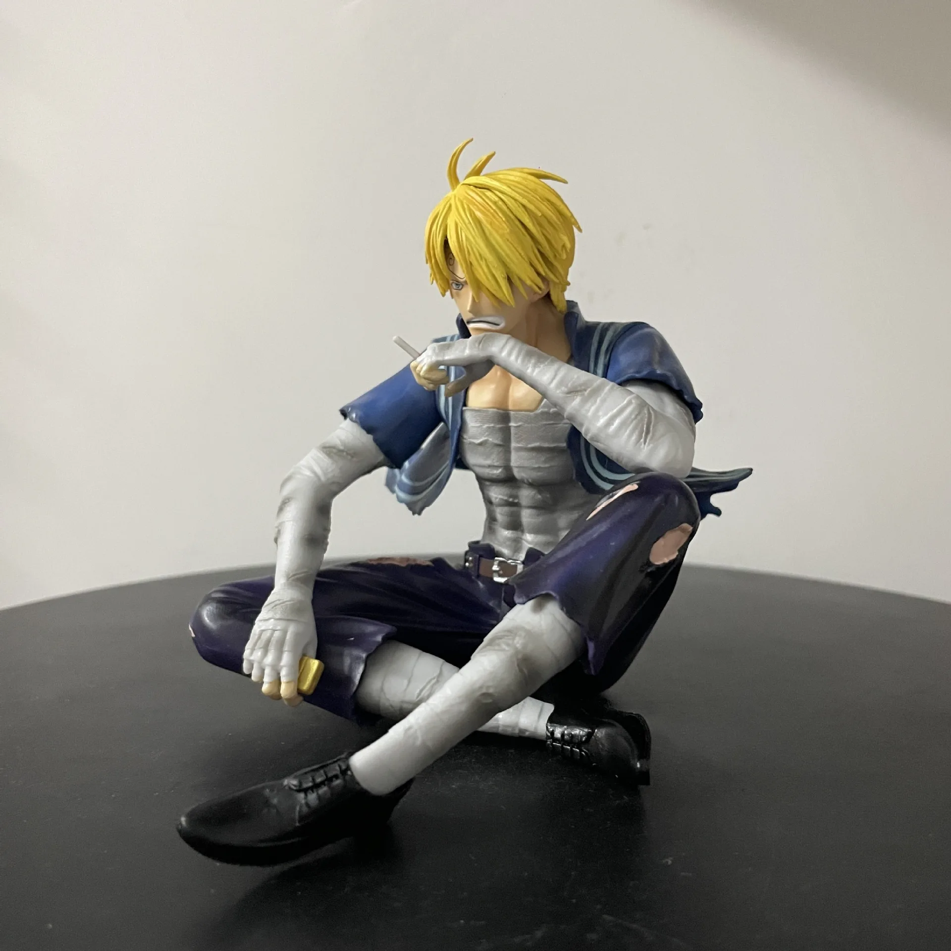 12cm One Piece Sanji Figures Battle Damage Lust Action Figures PVC Model Statue Collection Desktop Deoration Birthday Toys Gift - Image 3