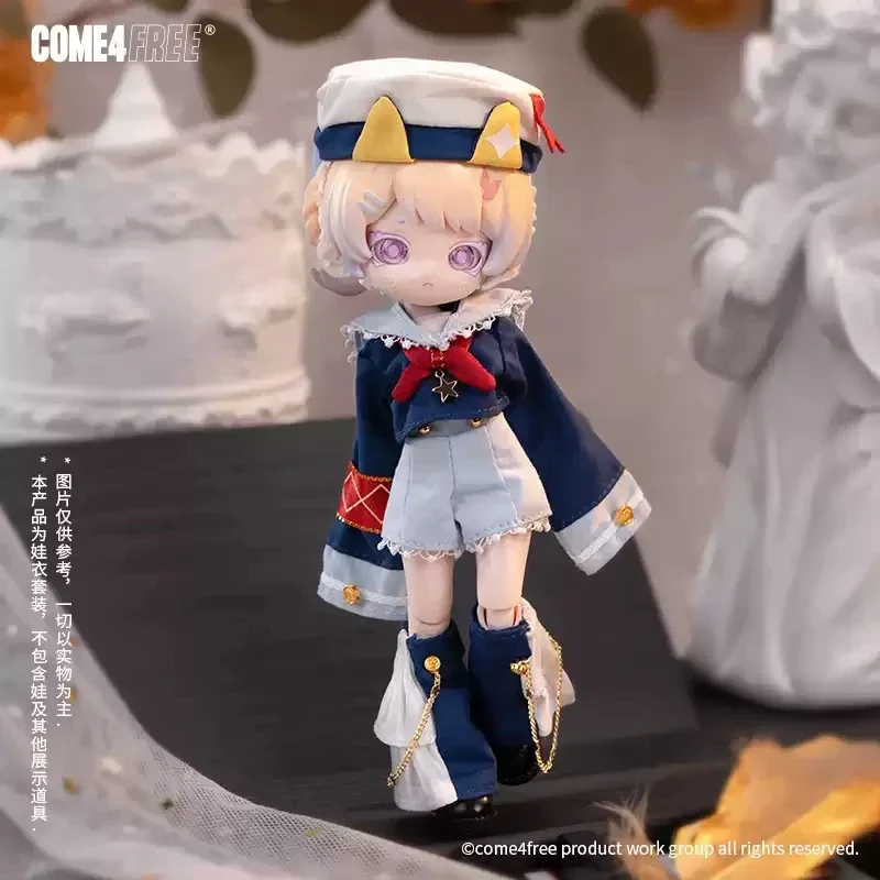 COME4FREE 12 Point BJD DollClothes Fairy Tale Series Star River Meow Meow Doll dress set Figure Ornaments