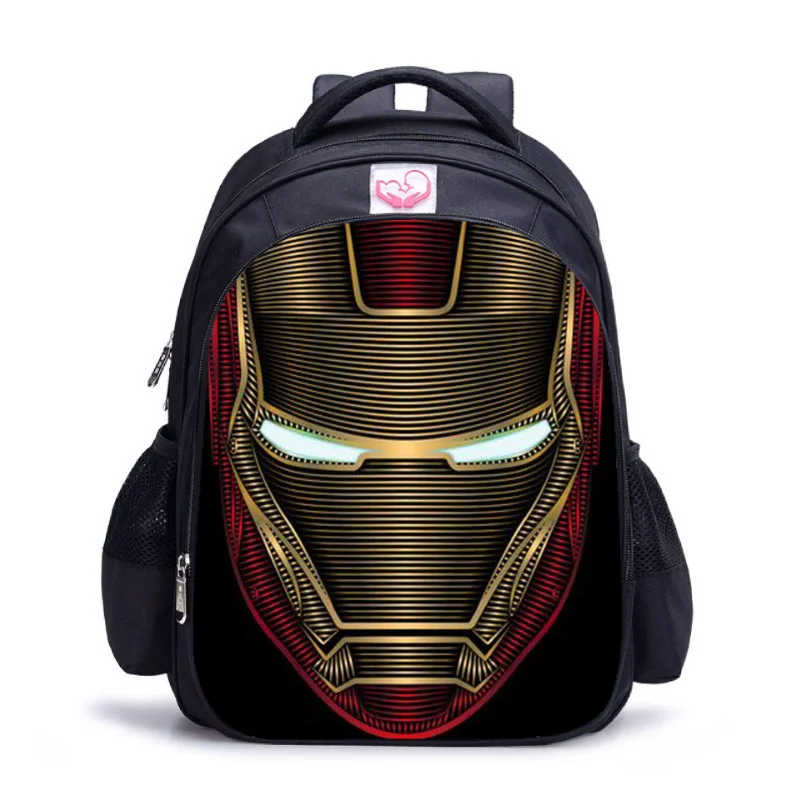 Marvel Avengers Anime Movies Printing Backpack Superhero Iron Man Character Printing Student Waterproof Schoolbag Birthday Gifts - Image 4