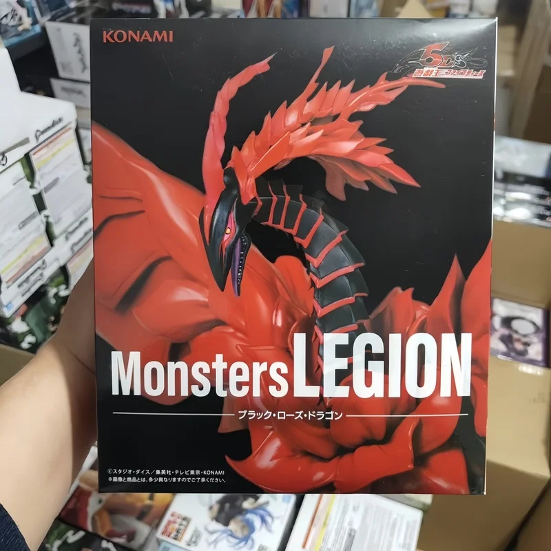 Original In Stock KONAMI Yu-Gi-Oh! Monsters LEGION Osiris’s Sky Dragon Anime Figure Model Desktop Collection Ornament Toys Gifts