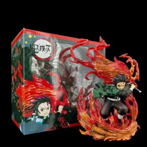 Anime Kimetsu No Yaiba Anime Figure Figuarts Zero Tanjiro Kamado Hinokami Kagura Action Figure Demon Slayer Figurine Model Gifts