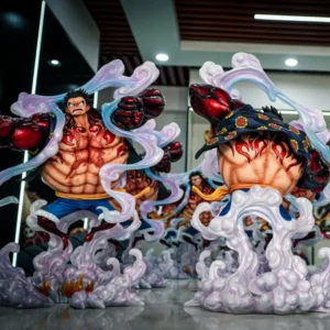 Hot 38cm/14.96inch Jt Statue One Piece Monkey D. Luffy Gear 4 Model Dolls Figurine One Piece Anime Figure Collectible Toys Gifts