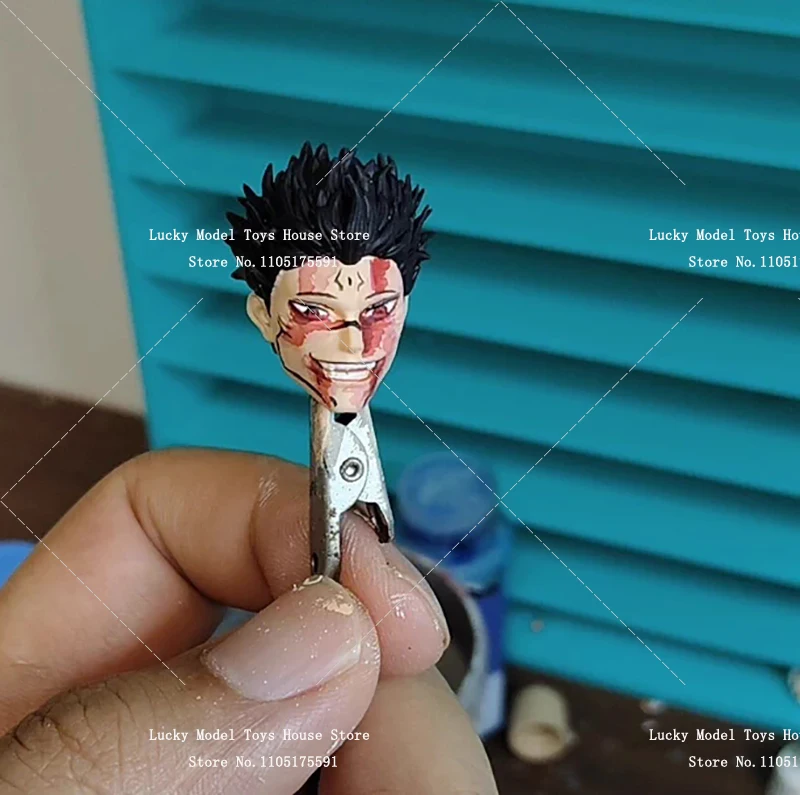 1/12 Fushiguro Toji Sukuna Gojo Anime Male Delicate Painted Head Sculpt Model Toys Customzation For 6" Shf Romankey Vtoys Body - Image 5