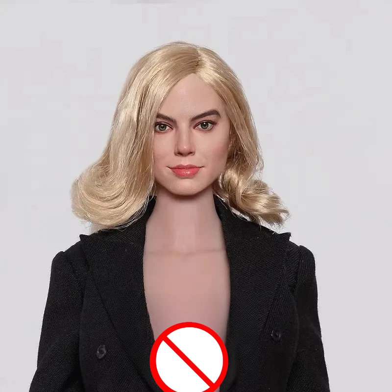 GACTOYS GC047 1/6 Scale Female Soldier Head Sculpt Carved Model for 12 inches Action Figure Body In Stock