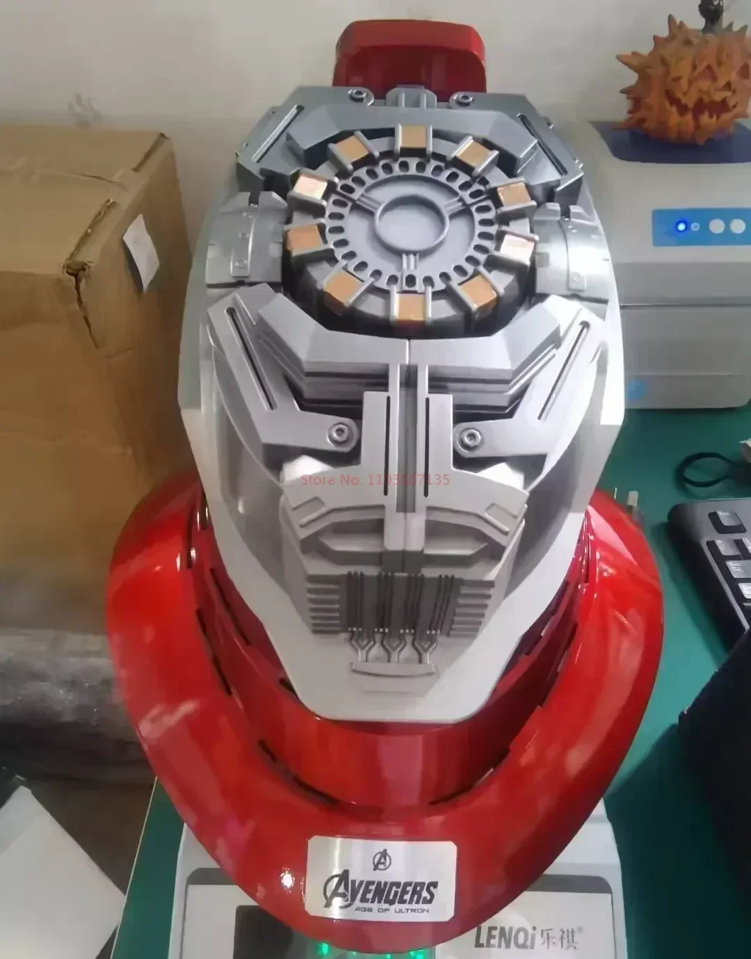 Spot Iron Man Mk5/Mk50 Cosplay Helmet 1:1 Scale Electric Open/Close Feature English Voice Control Collectible Toy For Adults - Image 10