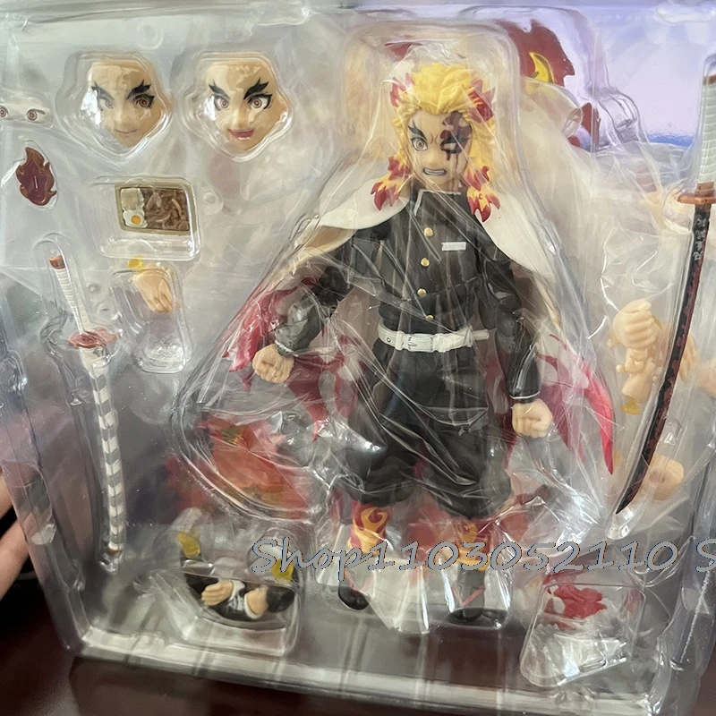 Figma Demon Slayer Figure Kimetsu no Yaiba Rengoku Kyoujurou 553 Gift Collection Model Toys