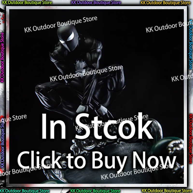 In Stock Mess Toys Spider Man Symbiote Black Suit Neighbor Spiderman Messtoys Scarlet Spider Anime Action Figure Gifts Toys