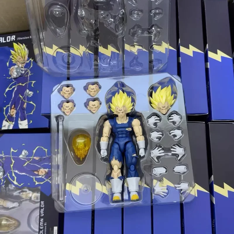 Black Hole Toys & TK Dragon Ball SHF Super Saiyan SSJ Majin Vegeta Battle Damage Full Power Anime Action Figures Models toys - Image 3