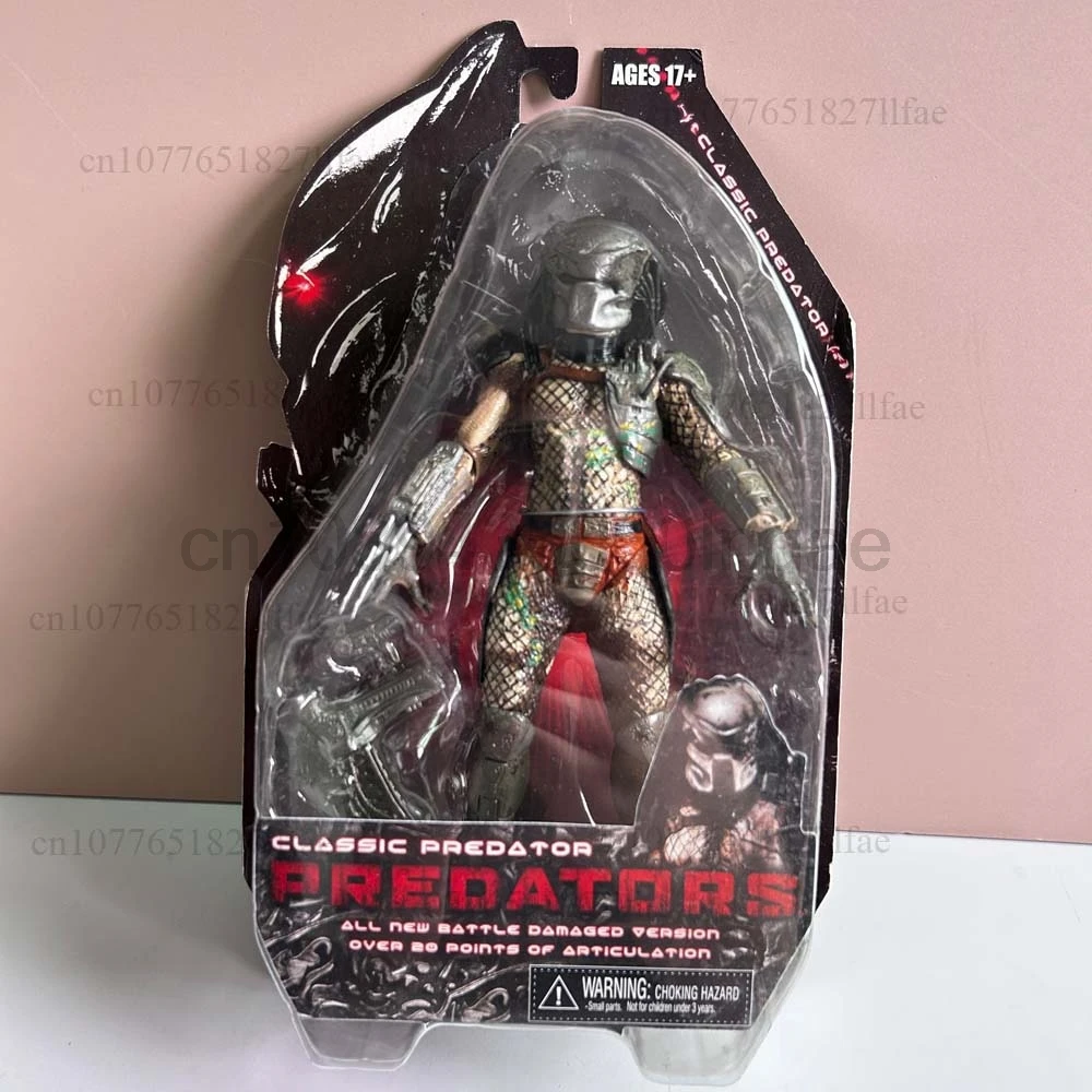 Alien Figure Celtic Predator Masked Scar Jungle Hunter Stalker Classic Predator Figure Action Figure Model Toy Joint Movable