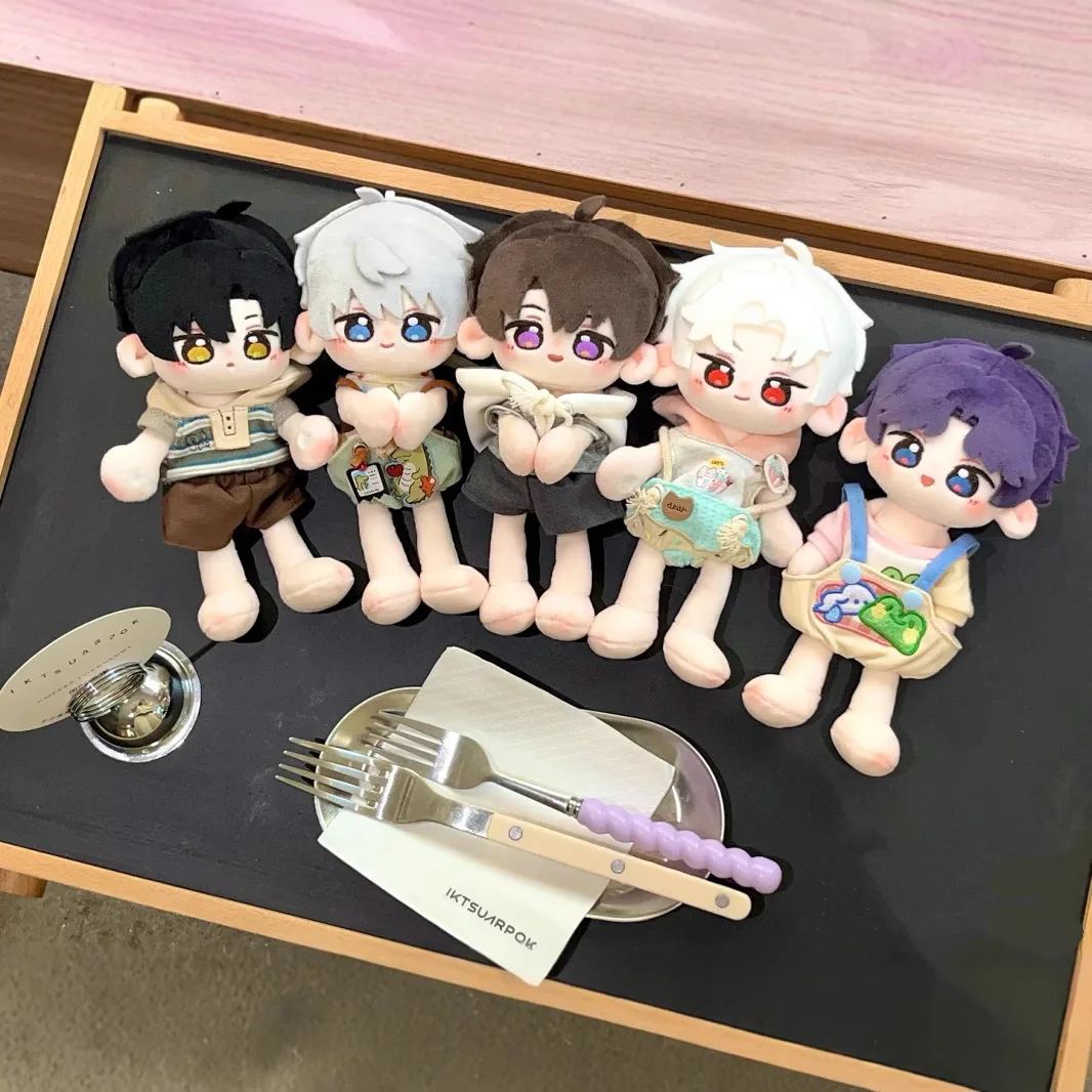15cm Love And Deep Space Game Doujin Doll Rafayel Xavier Zayne Sylus Caleb Pounding Body Cotton Doll Girl Fans Birthday Gifts