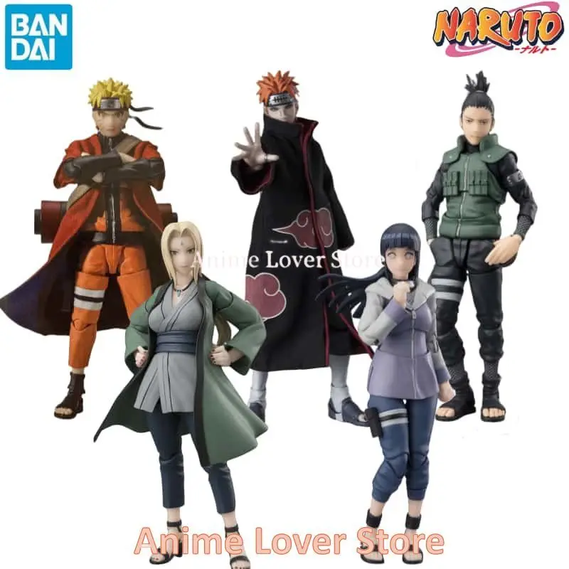 Bandai SHFiguarts SHF Naruto Uzumaki Naruto Uchiha Sasuke Madara Haruno Sakura Hatake Kakashi Jiraiya Orochimaru Anime Figures - Image 3