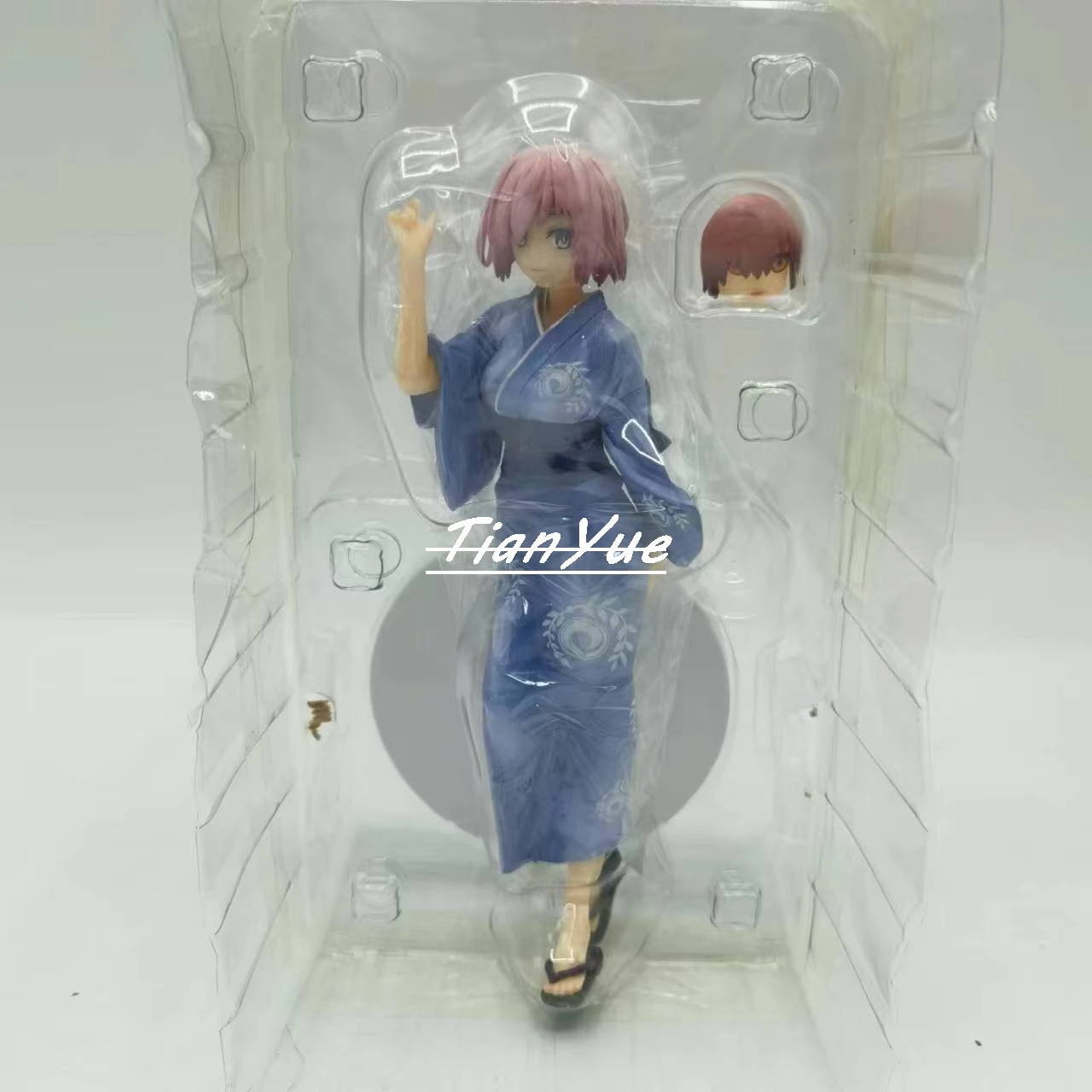 Anime Fate Grand Order Saber and Joan of Arc and Mash Kyrielight kimono version Action Figure Model Toy 21cm - Image 3