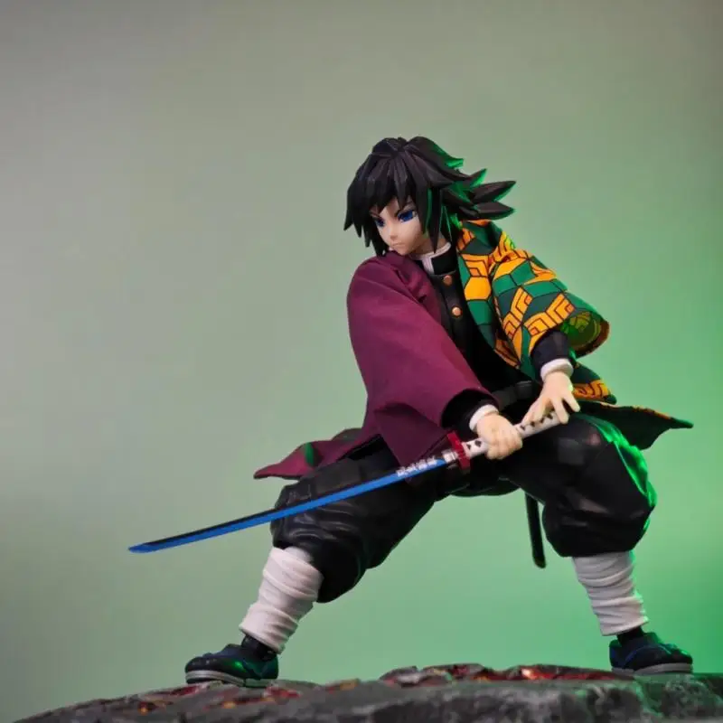 Demon Slayer Anime Tomioka Giyuu New Shf Handmade Kimono Clothes Clothing Is Suitable for 1/12 Size Movable Humanoid Toys - Image 5